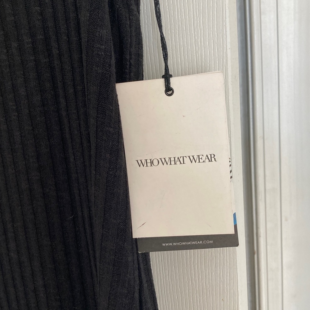 NWT! Who What Wear Black Sleeveless Maxi Dress Sz - Picture 3 of 5